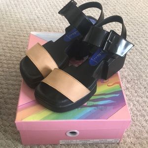 Jeffrey Campbell “Zushi” platform sandals